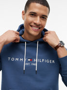 Tommy Hilfiger Sea Blue Hoody MW0MW11599 dbz