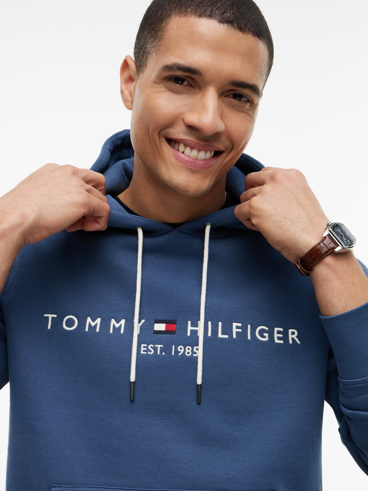 Tommy Hilfiger Sea Blue Hoody MW0MW11599 dbz
