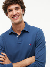 Load image into Gallery viewer, Tommy Hilfiger Blue Long Sleeve Polo MW0MW20183 dbz