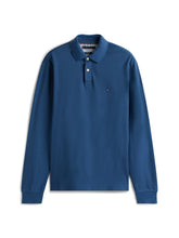 Load image into Gallery viewer, Tommy Hilfiger Blue Long Sleeve Polo MW0MW20183 dbz