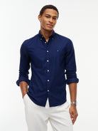 Tommy Hilfiger Navy Slim Fit Shirt MW0MW44570 DCC