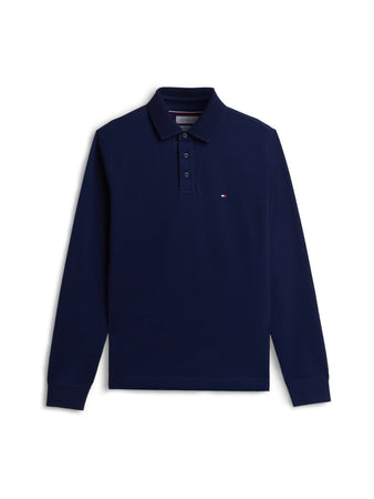 Tommy Hilfiger Navy Long Sleeve Polo MW0MW44649 DCC