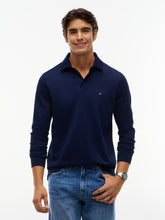 Load image into Gallery viewer, Tommy Hilfiger Navy Long Sleeve Polo MW0MW44649 DCC