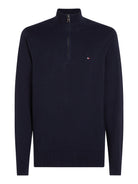 Tommy Hilfiger Navy Zip Jumper MW0MW28049 dw5