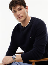 Load image into Gallery viewer, Tommy Hilfiger Navy Structure Crew MW0MW36347 dw5