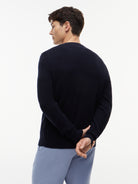 Tommy Hilfiger Navy Structure Crew MW0MW36347 dw5