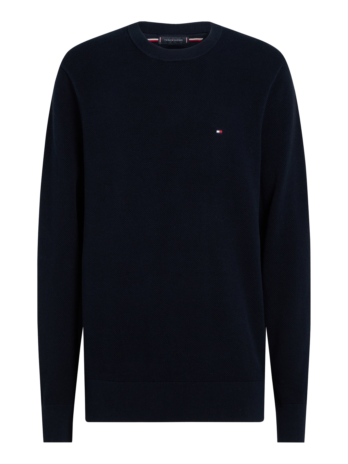 Tommy Hilfiger Navy Structure Crew MW0MW36347 dw5