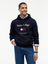 Load image into Gallery viewer, Tommy Hilfiger Navy Flag Hoodie MW0MW42735 dw5