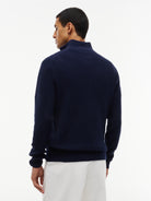 Tommy Hilfiger Navy Structure Zip Knit MW0MW44760 dw5