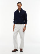Tommy Hilfiger Navy Structure Zip Knit MW0MW44760 dw5