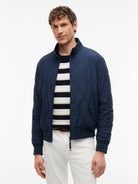 Tommy Hilfiger Navy Quilted Jacket MW0MW44766 dw5