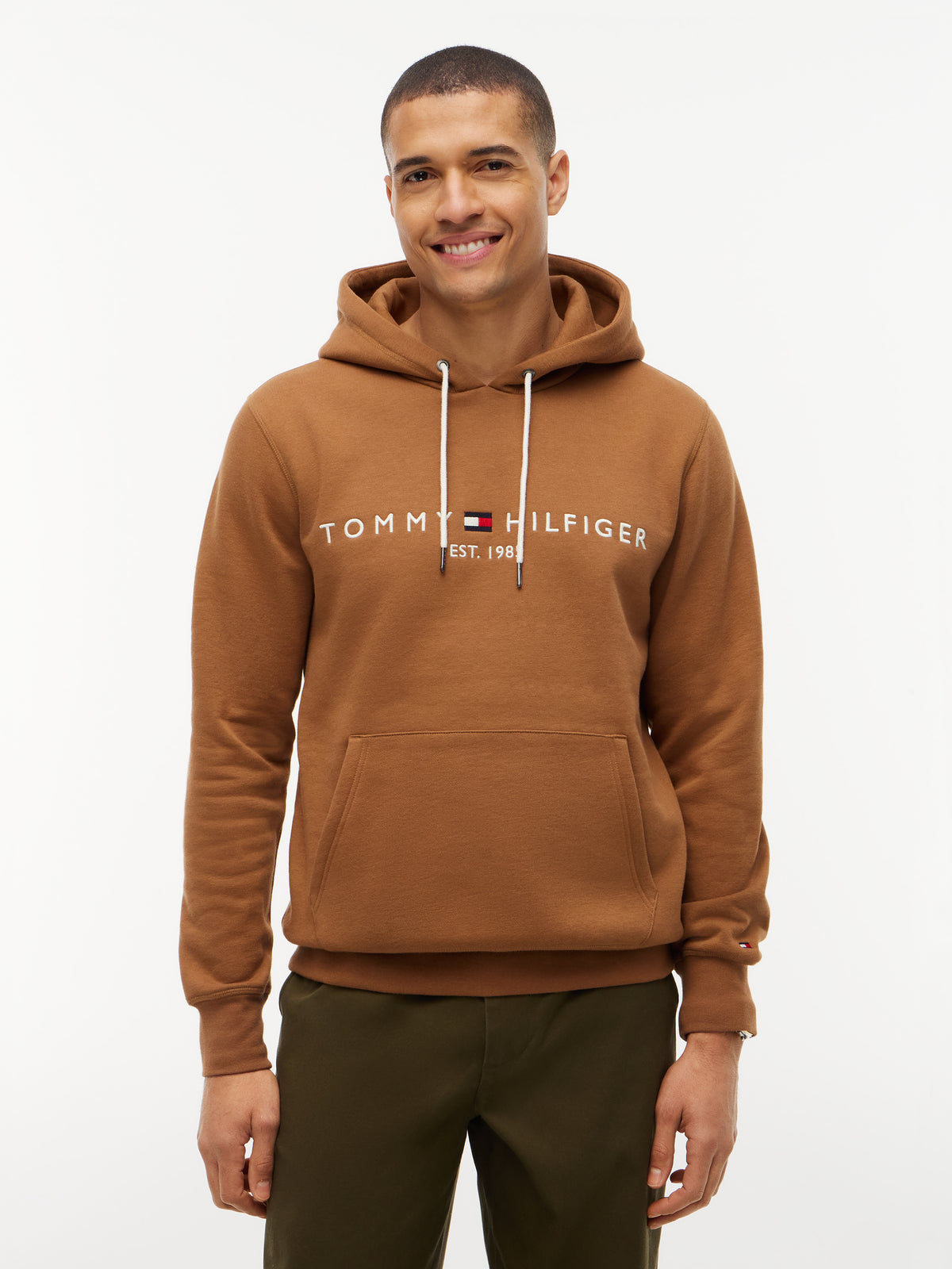 Tommy Hilfiger Beige Hoody MW0MW11599 GVH