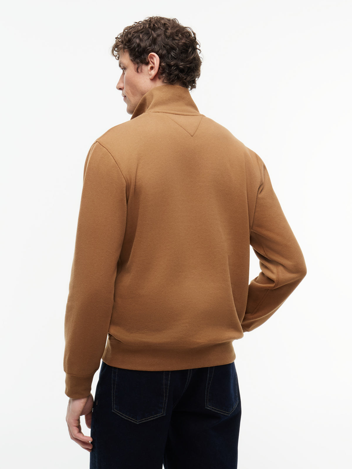 Tommy Hilfiger Beige Zip Sweat MW0MW37233 GVH