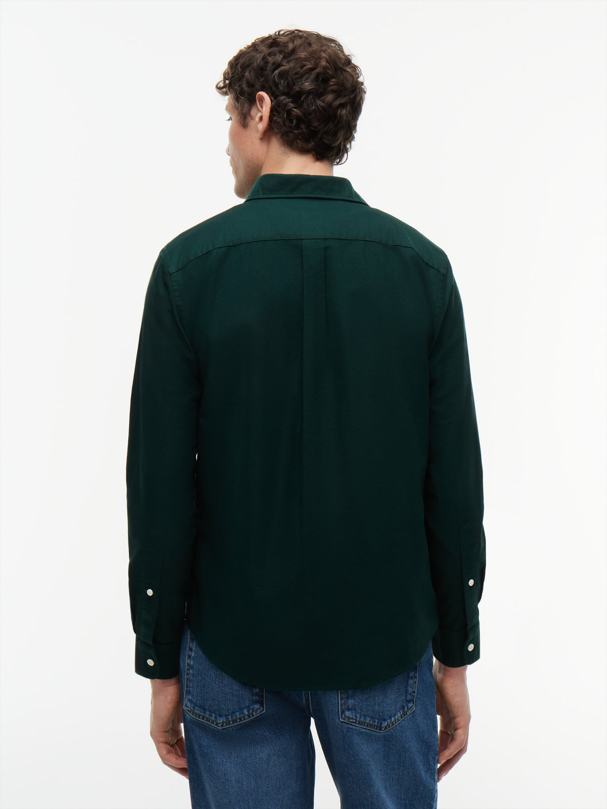 Tommy Hilfiger Green Oxford Shirt MW0MW35774 MBP
