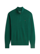 Tommy Hilfiger Green Zip Jumper MW0MW28049 mq7