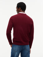 Tommy Hilfiger Burgundy Structure Crew MW0MW36347 vlp