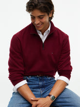 Load image into Gallery viewer, Tommy Hilfiger Burgundy Zip Sweat MW0MW37233 vlp