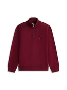 Tommy Hilfiger Burgundy Zip Sweat MW0MW37233 vlp