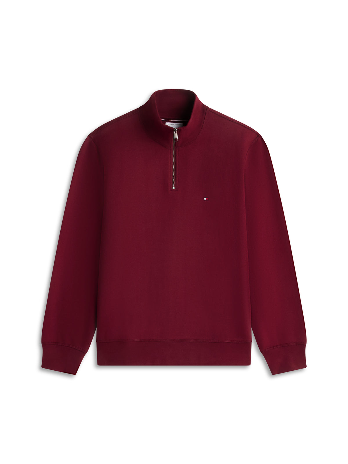 Tommy Hilfiger Burgundy Zip Sweat MW0MW37233 vlp