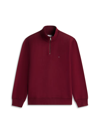 Tommy Hilfiger Burgundy Zip Sweat MW0MW37233 vlp