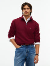 Load image into Gallery viewer, Tommy Hilfiger Burgundy Zip Sweat MW0MW37233 vlp