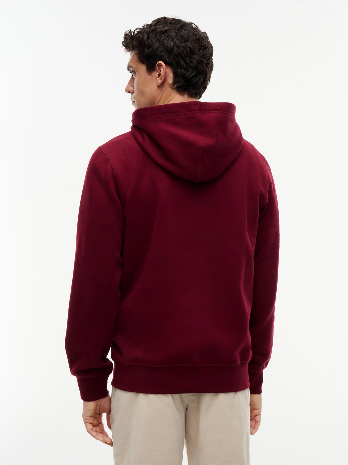 Tommy Hilfiger Burgundy Hoody MW0MW39997 vlp