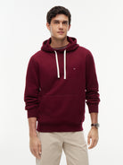 Tommy Hilfiger Burgundy Hoody MW0MW39997 vlp