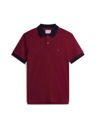 Tommy Hilfiger Burgundy Pique MW0MW44658 vlp