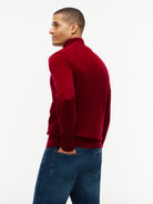 Tommy Hilfiger Regatta Red Zip Jumper MW0MW28049 XIT