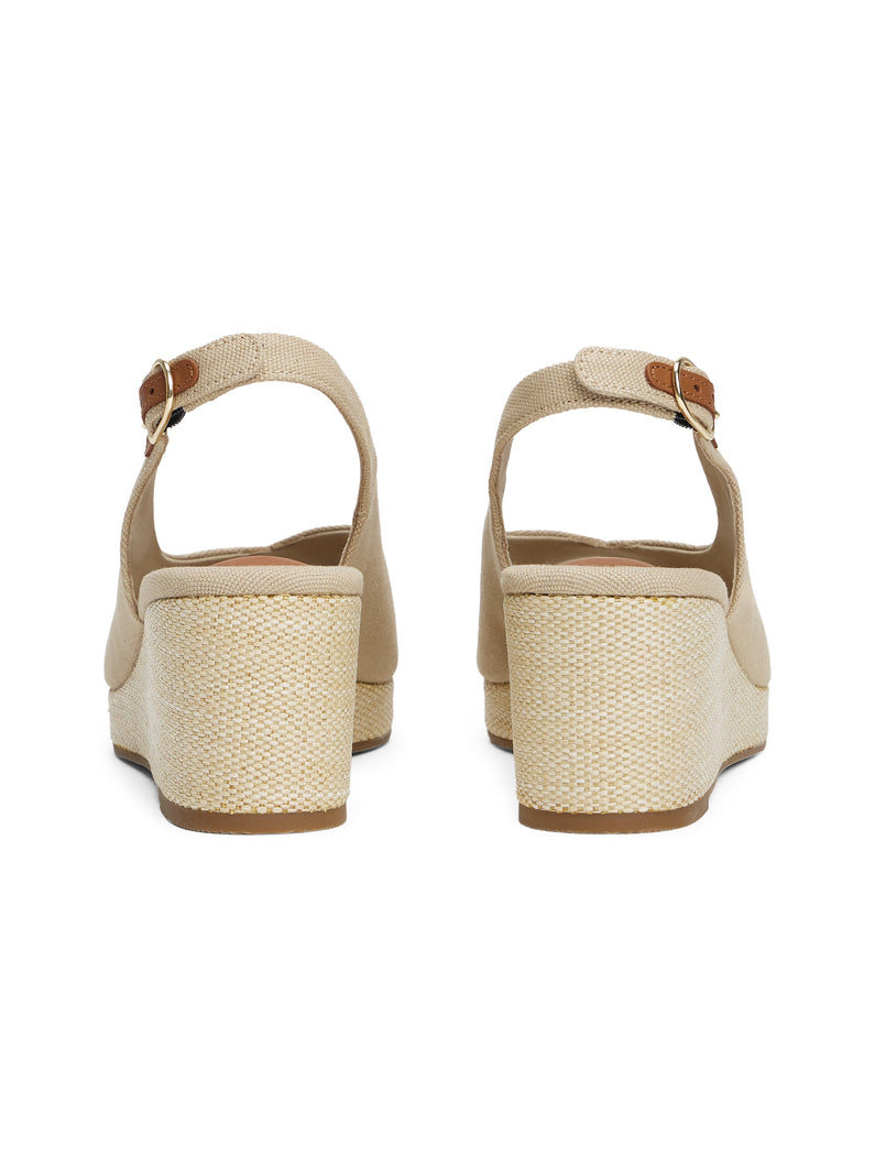 Tommy Hilfiger Wedge Slingback Beige FW0FW08595 ACC