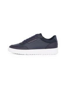 Tommy Hilfiger Navy Leather Shoe FM0FM05466 dw5