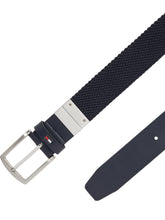 Load image into Gallery viewer, Tommy Hilfiger Denton Elastic Belt in Navy Blue AM0AM13376 dw6
