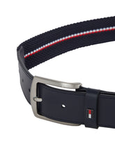 Load image into Gallery viewer, Tommy Hilfiger Denton Elastic Belt in Navy Blue AM0AM13376 dw6