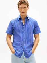 Load image into Gallery viewer, Tommy Hilfiger Striped Blue Shirt MW0MW42860 0a4