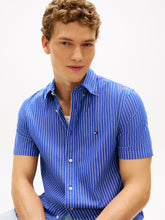 Load image into Gallery viewer, Tommy Hilfiger Striped Blue Shirt MW0MW42860 0a4