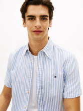 Load image into Gallery viewer, Tommy Hilfiger Cloudy Blue Stripe Shirt MW0MW42449 0A5