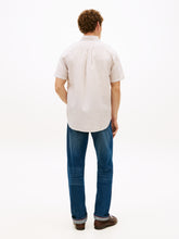 Load image into Gallery viewer, Tommy Hilfiger Sandalwood Beige Stripe Shirt MW0MW42449 0AA