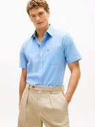 Tommy Hilfiger Blue Short Sleeve Shirt MW0MW42285 0GY