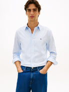 Tommy Hilfiger Blue Gingham Shirt MW0MW42445 0MS