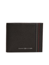 Load image into Gallery viewer, Tommy Hilfiger Black Leather Wallet AM0AM14232 bds