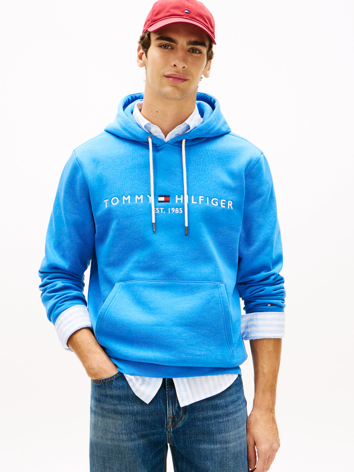 Tommy Hilfiger Blue Orbit Hoody MW0MW11599 C4U