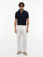 Tommy Hilfiger Navy Knitted Polo MW0MW37396 dw5