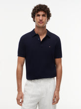 Load image into Gallery viewer, Tommy Hilfiger Navy Knitted Polo MW0MW37396 dw5
