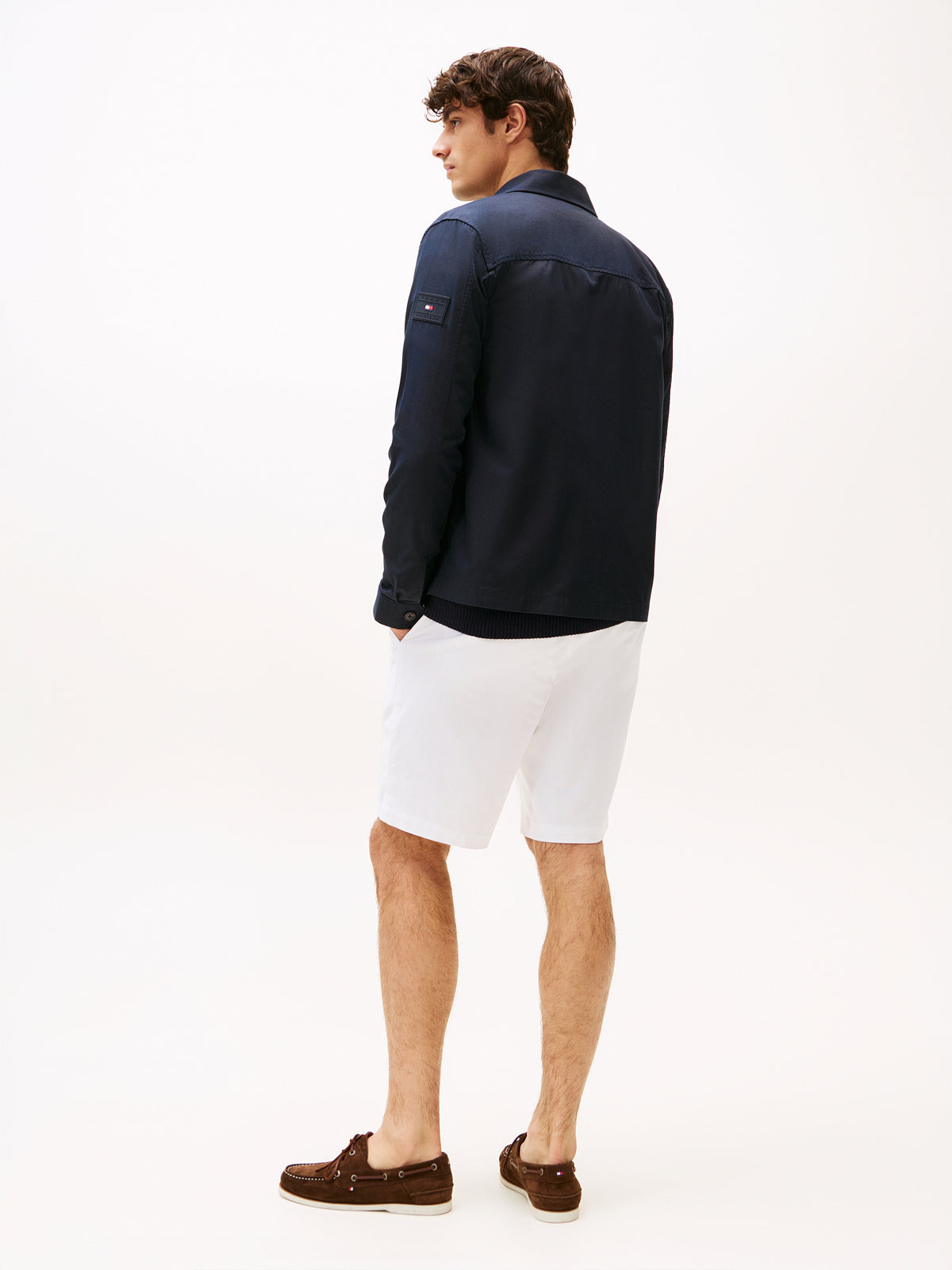Tommy Hilfiger Navy Overshirt MW0MW38712 dw5