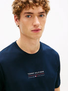 Tommy Hilfiger Navy Tee MW0MW42363 dw5