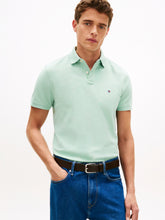 Load image into Gallery viewer, Tommy Hilfiger Crushed Mint Green Polo Shirt MW0MW17770 MAI