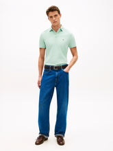 Load image into Gallery viewer, Tommy Hilfiger Crushed Mint Green Polo Shirt MW0MW17770 MAI