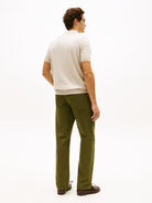 Tommy Hilfiger Beige Knitted Polo MW0MW37396 RE5