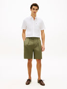 Tommy Hilfiger White Short Sleeve Shirt MW0MW42285 YBR