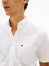 Load image into Gallery viewer, Tommy Hilfiger White Short Sleeve Shirt MW0MW42285 YBR